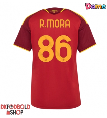 AS Roma Rodrigo Mora #86 Hjemmebanetrøje Dame 2026-27 Kort ærmer AS Roma Rodrigo Mora #86 Hjemmebanetrøje Dame 2026-27 Kort ærmer